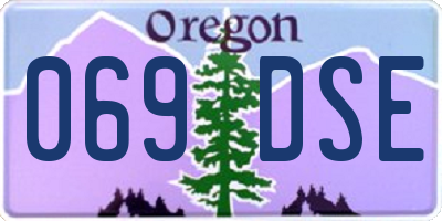 OR license plate 069DSE