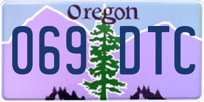 OR license plate 069DTC