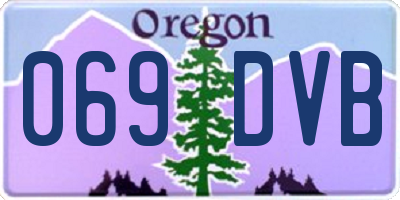 OR license plate 069DVB