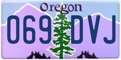 OR license plate 069DVJ