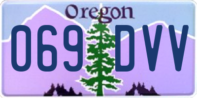 OR license plate 069DVV