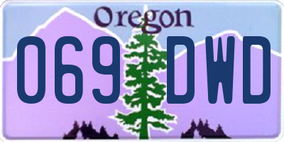 OR license plate 069DWD