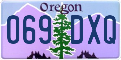 OR license plate 069DXQ