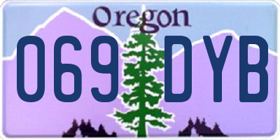 OR license plate 069DYB