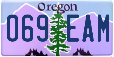 OR license plate 069EAM