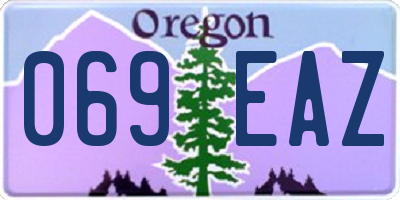OR license plate 069EAZ