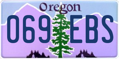 OR license plate 069EBS