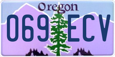 OR license plate 069ECV