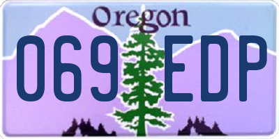 OR license plate 069EDP