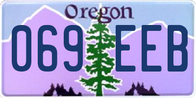 OR license plate 069EEB