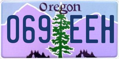 OR license plate 069EEH