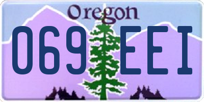 OR license plate 069EEI