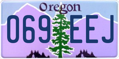OR license plate 069EEJ