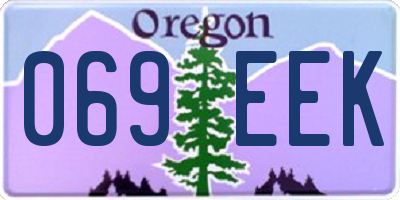 OR license plate 069EEK