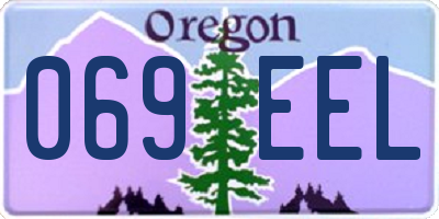 OR license plate 069EEL