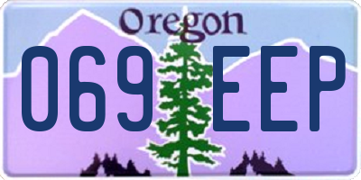 OR license plate 069EEP