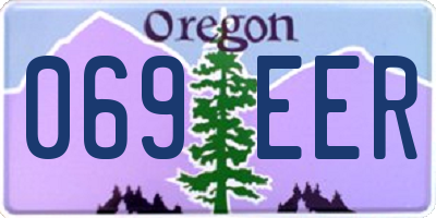 OR license plate 069EER