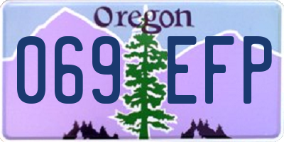 OR license plate 069EFP