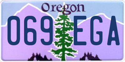 OR license plate 069EGA