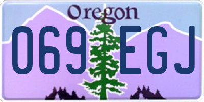OR license plate 069EGJ