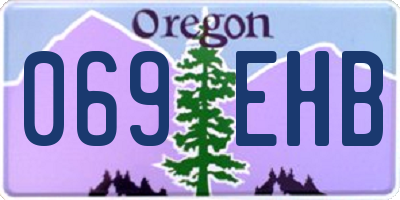 OR license plate 069EHB