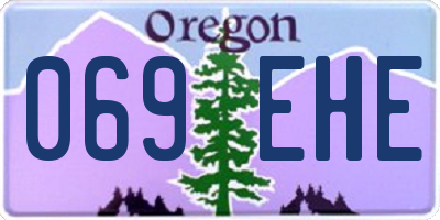 OR license plate 069EHE
