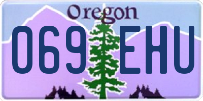 OR license plate 069EHU