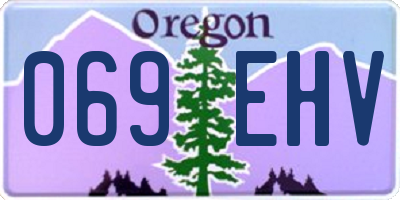 OR license plate 069EHV