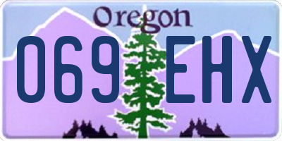 OR license plate 069EHX