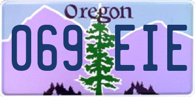 OR license plate 069EIE
