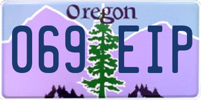 OR license plate 069EIP
