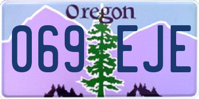 OR license plate 069EJE