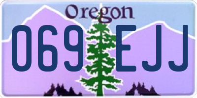 OR license plate 069EJJ