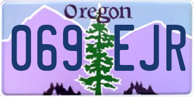 OR license plate 069EJR