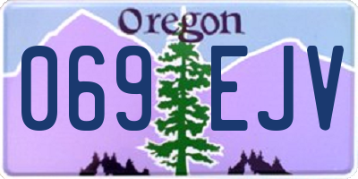 OR license plate 069EJV
