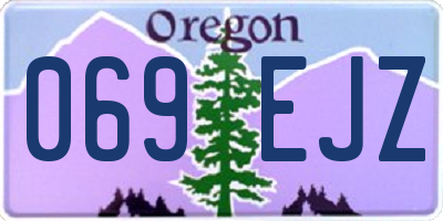 OR license plate 069EJZ
