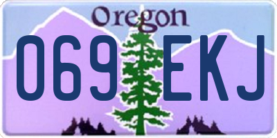OR license plate 069EKJ