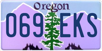OR license plate 069EKS