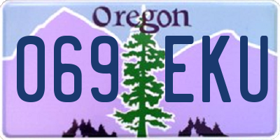 OR license plate 069EKU