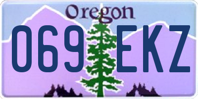OR license plate 069EKZ