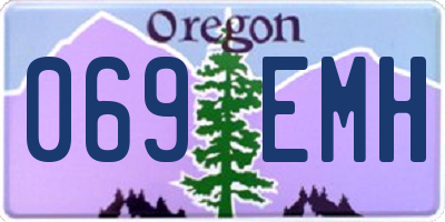 OR license plate 069EMH