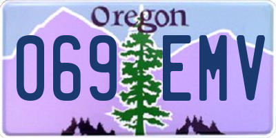 OR license plate 069EMV