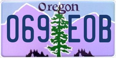 OR license plate 069EOB