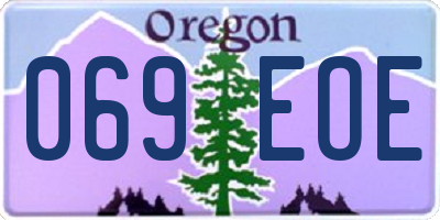 OR license plate 069EOE