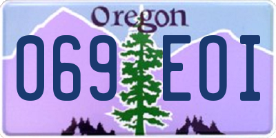 OR license plate 069EOI