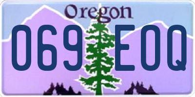 OR license plate 069EOQ