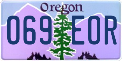 OR license plate 069EOR