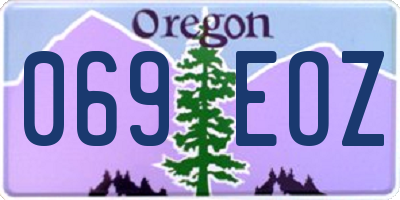 OR license plate 069EOZ