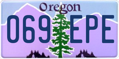 OR license plate 069EPE