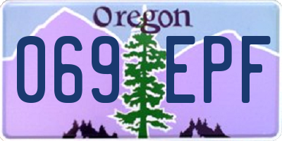 OR license plate 069EPF